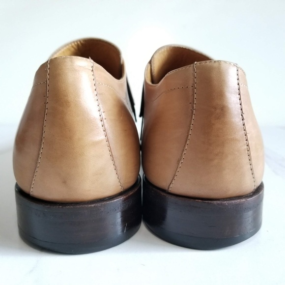 Jenny B. Shoes Jenny B Mens Bluchers Derby Tan Leather Hand Made In Italy Oxford Dress Shoes